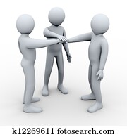 3d three friends partnership 3d three friends partnership