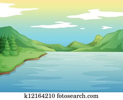 A river A river