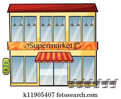a supermarket a supermarket