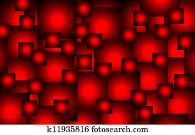 abstrakcyjny, czerwony, geometryczny wzór, tło