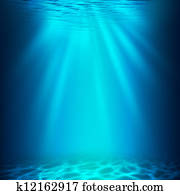 Abyss. Abstract underwater backgrounds for your design