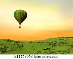Adventure of freedom - 3D render Adventure of freedom - 3D render