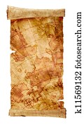  ancient scroll map