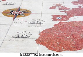 antigas, mapa, ligado, pavimento, belem, distrito, portugal antigas, mapa, ligado, pavimento, belem, distrito, portugal