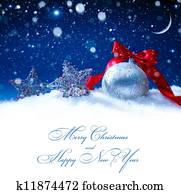 art snow christmas decoration magic lights background art snow christmas decoration magic lights background