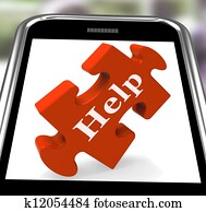 ayuda, en, smartphone, exposiciones, asesoramiento