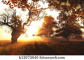 Beautiful Autumn Nature Scene 3D re Beautiful Autumn Nature Scene 3D re
