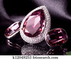 Beautiful jewelry on background Beautiful jewelry on background