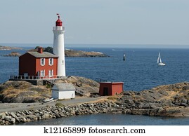 Beautiful lighthouse on the rocks Beautiful lighthouse on the rocks