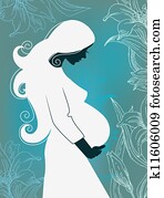 Beautiful pregnant woman Beautiful pregnant woman