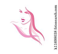 Beautiful woman portrait