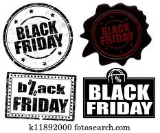 Black friday stamps and label Black friday stamps and label