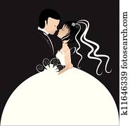 Bride and groom invitation card Bride and groom invitation card