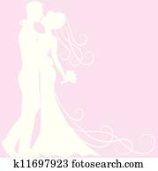 bride and groom silhouette bride and groom silhouette