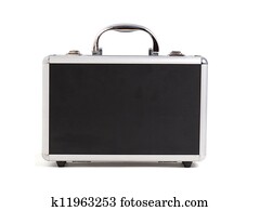 Briefcase on white