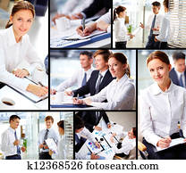 Business partners at work 