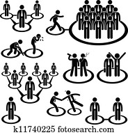 Business People Network Connection