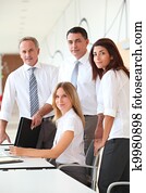 Business training in modern offices