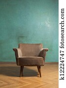 cadeira, em, sala cadeira, em, sala