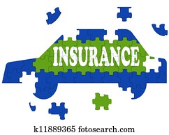 Car Insurance Shows Protection Against Accident Car Insurance Shows Protection Against Accident