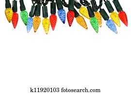 Christmas lights border Christmas lights border