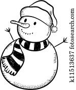 Christmas snowman Christmas snowman
