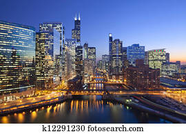cidade, de, chicago