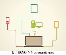 Cloud computing concept Cloud computing concept