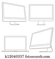 Computer displays and laptop Computer displays and laptop