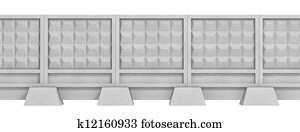 concrete fence concrete fence