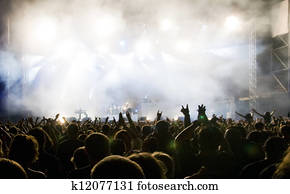 Crowd at concert Crowd at concert