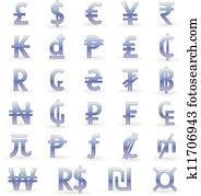 Currency symbols of the world