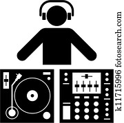 Dj pictogram Dj pictogram