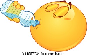 Drinking water emoticon Drinking water emoticon