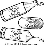 Drugs and alcohol are poison sketch Drugs and alcohol are poison sketch