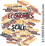 economías, de, escala
