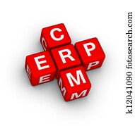 erp, 以及, crm, 符號