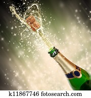 feier, thema, mit, spritzen, champagner feier, thema, mit, spritzen, champagner