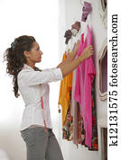 Female fashion designer