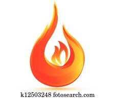 feuer, feuerflammen, logo, vektor, eps10 feuer, feuerflammen, logo, vektor, eps10