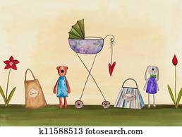 fiesta de nacimiento, invitación