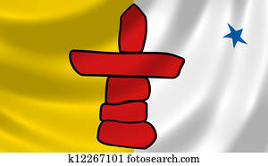Flag of Canadian Nunavut territory Flag of Canadian Nunavut territory