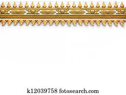 Frame with Thai art wall pattern Frame with Thai art wall pattern