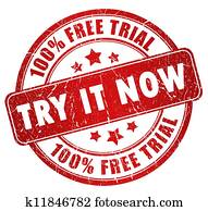 Free trial stamp Free trial stamp