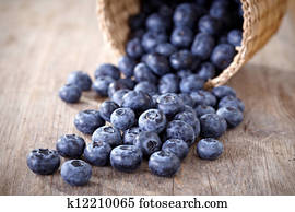 fresh blueberries