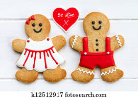 Gingerbread couple Gingerbread couple