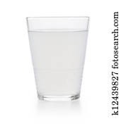 Glass of dirty water