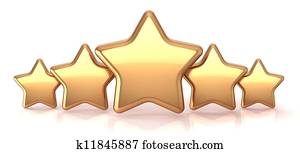 Gold stars five golden star service Gold stars five golden star service