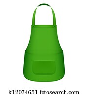 Green kitchen apron Green kitchen apron