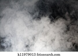 grey smoke with black background